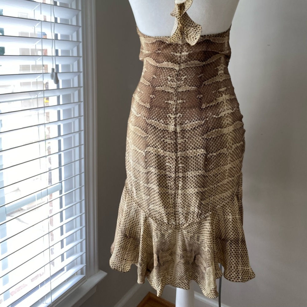 Genuine Roberto Cavalli Mini, Animal Print Wrap Dress - Picture 4 of 16